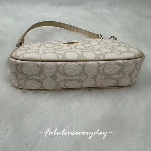 Coach Nolita 19 Shoulder Bag/Wristlet In Sketch Signature Canvas/Ivory BM72 NWT - Picture 7 of 8